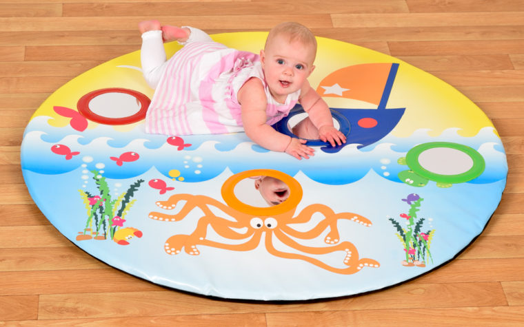 N3051 Sealife baby MIRROR MAT