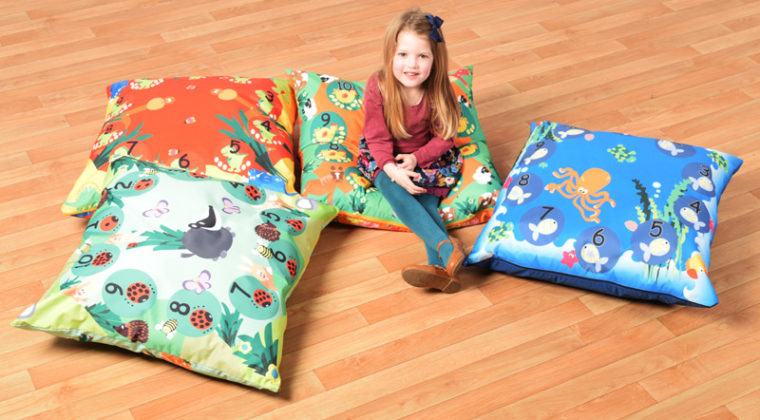 Cushions (WIPE CLEAN): Set of 4 Large Wipe Clean "indoor/outdoor"