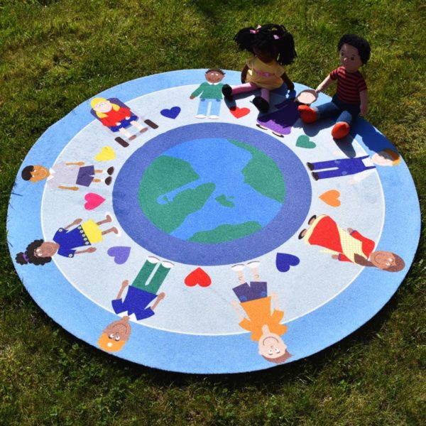 Hands Around the World Story Mat