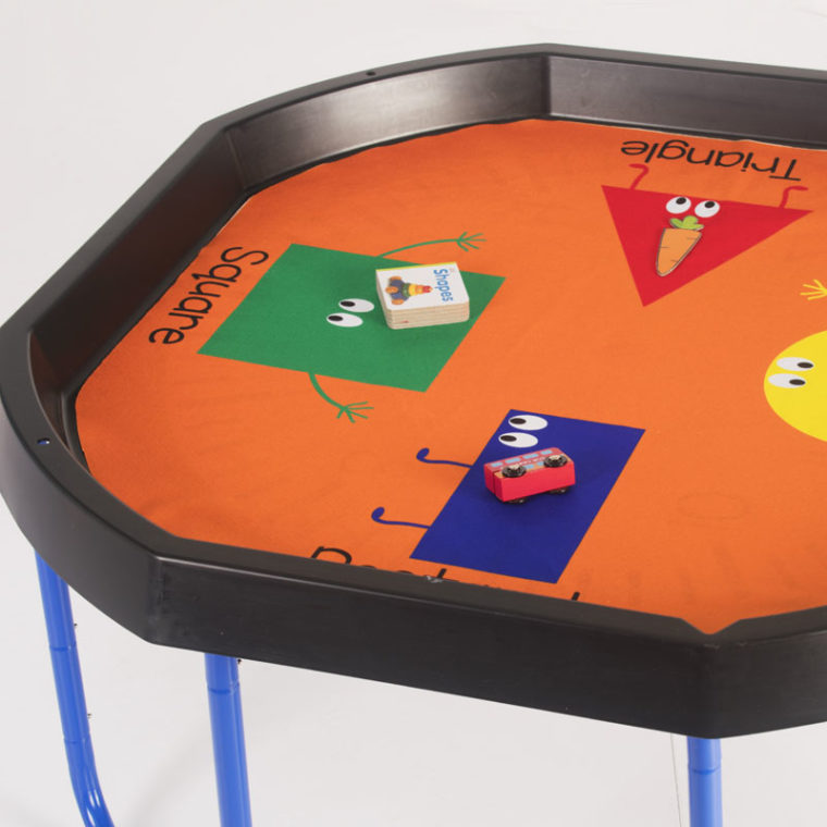 Tuff Tray Play Tray Double-sided Insert: Exploring Time & Shape W1004