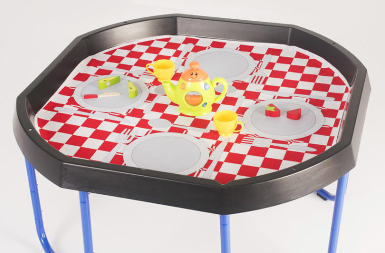 Tuff Tray Play Tray Double Sided Insert: Exploring Food and Money W1016
